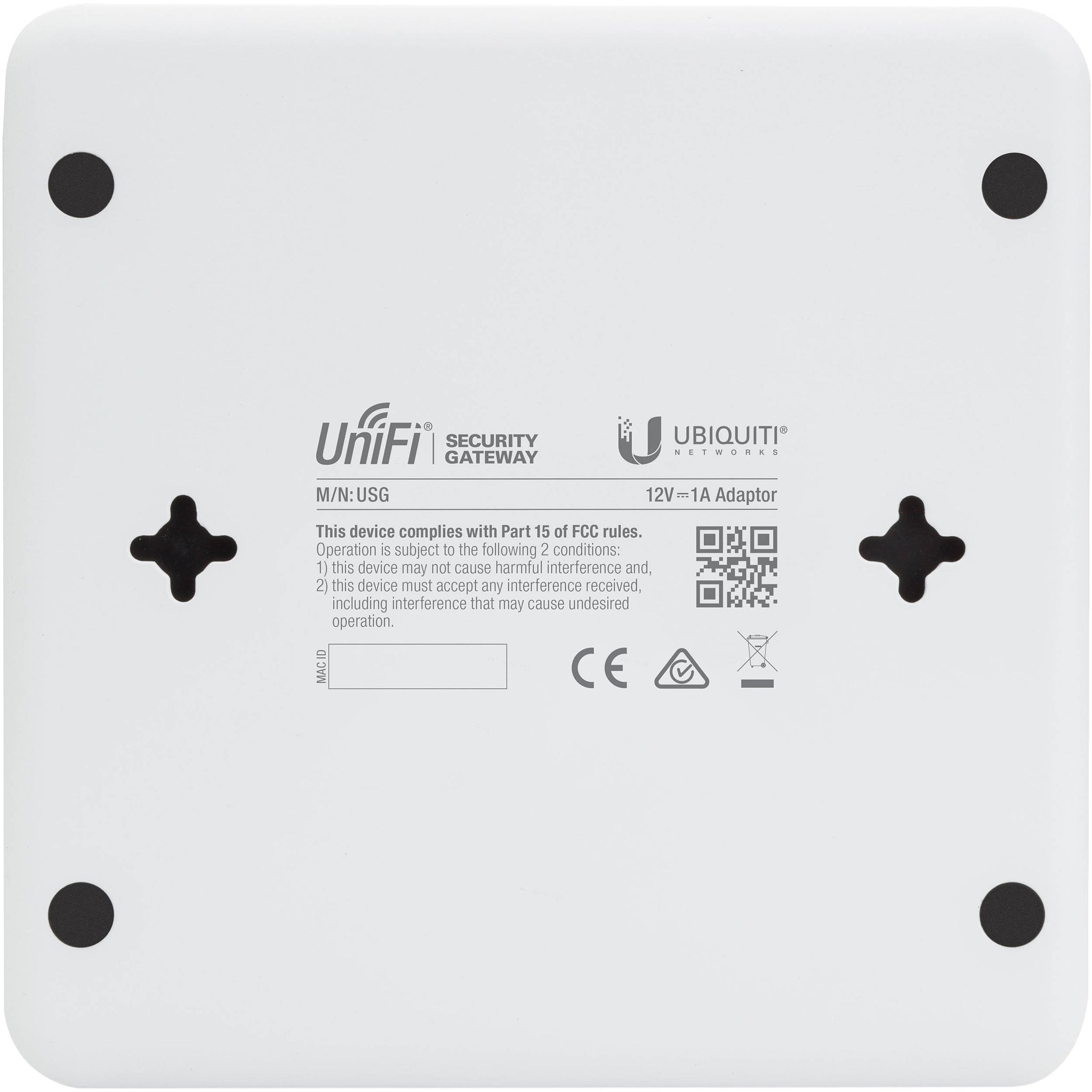 Ubiquiti Networks UniFi Enterprise Security Gateway with Gigabit Ethernet Router USG