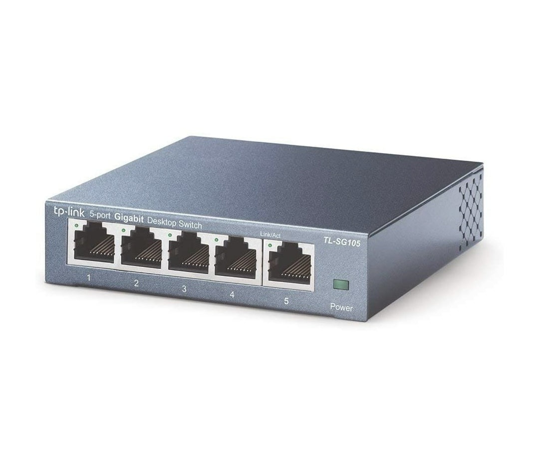 TP-LINK 5 PORT GIGABIT ETHERNET NETWORK SWITCH