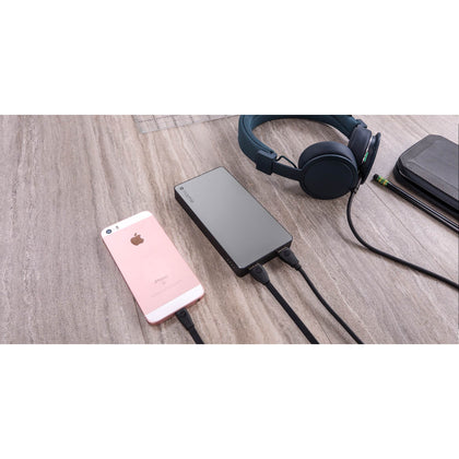 MOPHIE Powerstation External Battery for Smartphones, Tablets and USB Devices, 6,000mAh - Space Gray