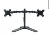 Dual TV Computer Screen Standing Mount Bracket 13-27 Inch Adjustable Swivel Tilt - Tech2Go