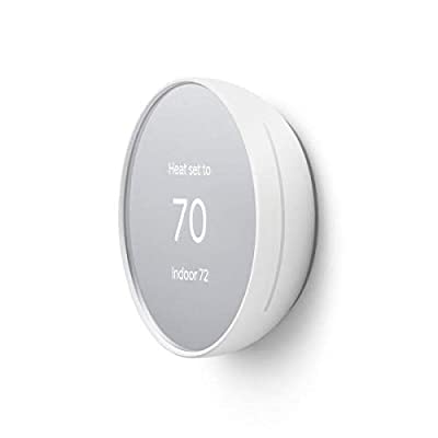 GOOGLE NEST SMART THERMOSTAT - SNOW WHITE