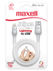 MAXELL USB TO LIGHTNING JELLEEZ CABLE - 4 PIES - BLANCO