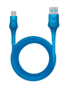 MAXELL USB TO MICRO USB JELLEEZ CABLE - 4 PIES - AZUL