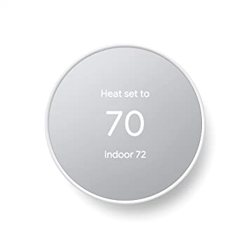 GOOGLE NEST SMART THERMOSTAT - SNOW WHITE