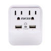 Forza - Surge protector - 120 V - 2 Tomas de Corriente - Wall Tap Nightlight - Tech2Go