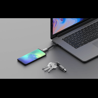 IN-CHARGE 6. The Swiss Army Knife of Cables. - MERCURY GREY - Tech2Go