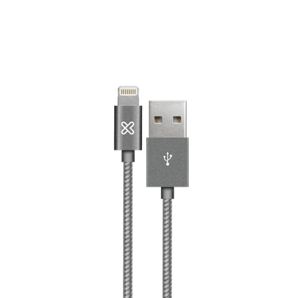 Klip Xtreme Cable Lightning® MFI - Gray - Tech2Go