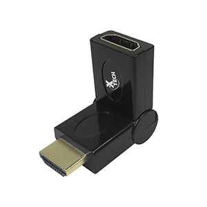 XTECH ADAPTADOR HDMI MACHO A HDMI HEMBRA CON ÁNGULO AJUSTABLE