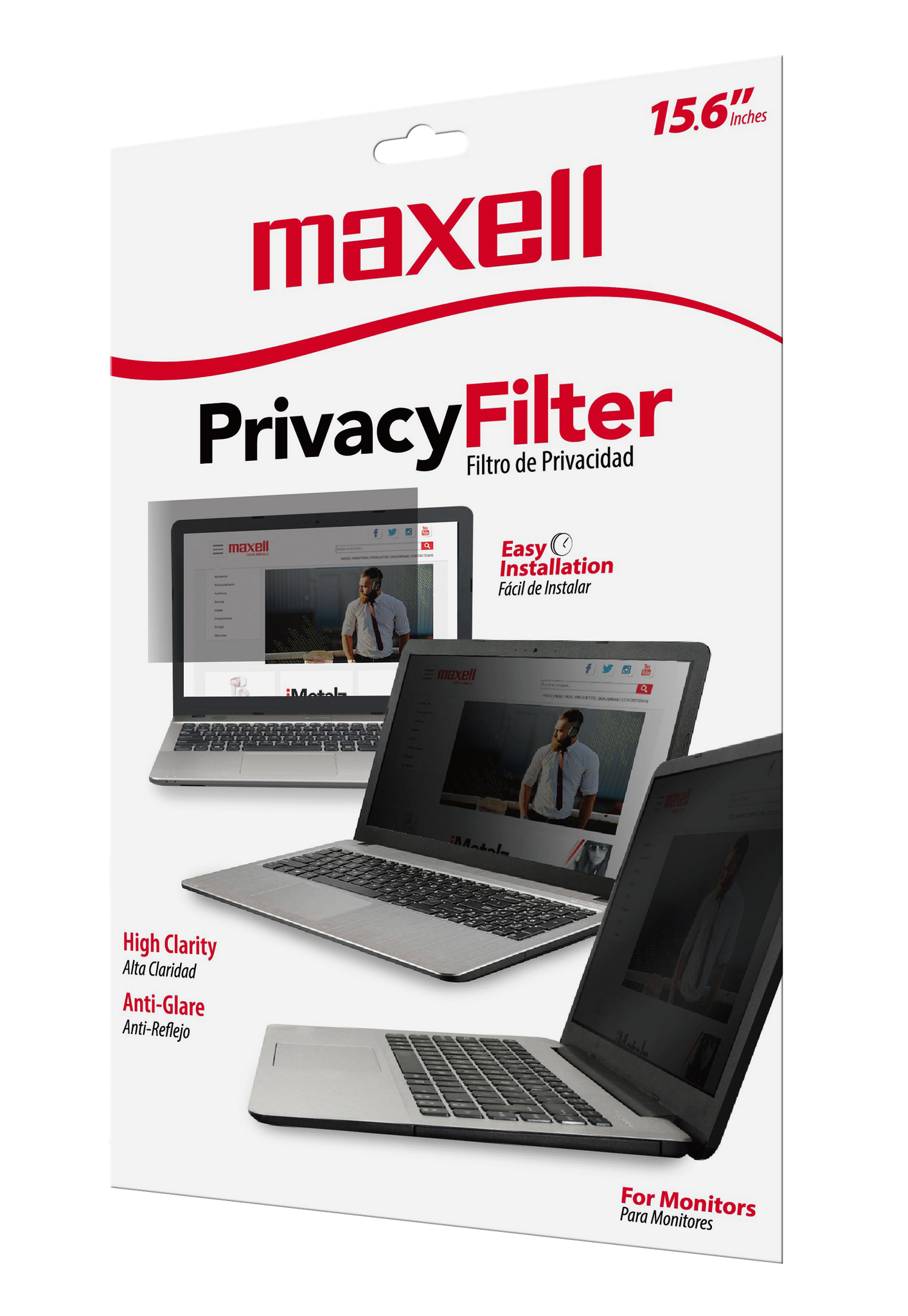 MAXELL COMPUTER MONITOR PRIVACY FILTER 15.6