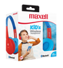 MAXELL AUDÍFONOS KIDZ PLEGABLE CON MICRÓFONO BLUETOOTH - ROJO/AZUL