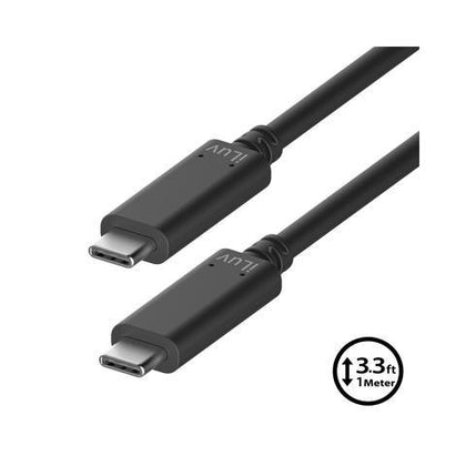 iLuv USB 3.1 Type-C Charge & Sync Cable (6', Black) - Tech2Go