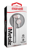 MAXELL AUDÍFONOS IMETALZ METALLIC EARBUDS CON MICRÓFONO - ROSADO