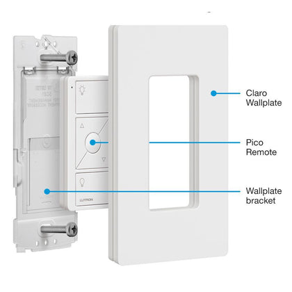 LUTRON CASETA WIRELESS WALLPLATE BRACKET FOR PICO REMOTE - Tech2Go