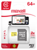 MAXELL TARJETA DE MEMORIA 64GB MICRO SDXC CL10 CON ADAPTADOR SD