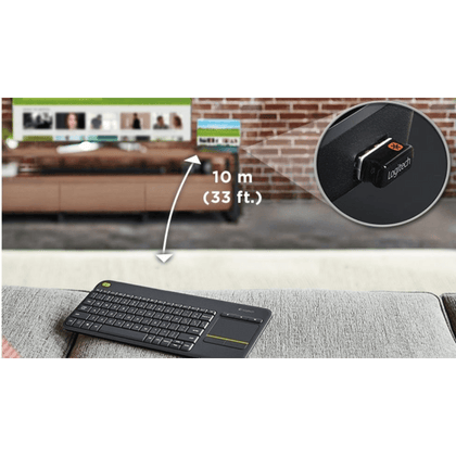 LOGITECH WIRELESS TOUCH KEYBOARD K400 PLUS - Tech2Go