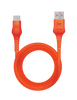 MAXELL USB TO USB-C JELLEEZ CABLE - 4 PIES - NARANJA