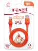 MAXELL USB TO USB-C JELLEEZ CABLE - 4 PIES - NARANJA