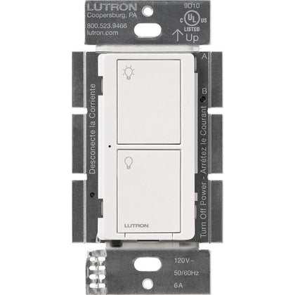 Lutron Caseta Wireless Smart Fan Speed Control, Single-Pole, White